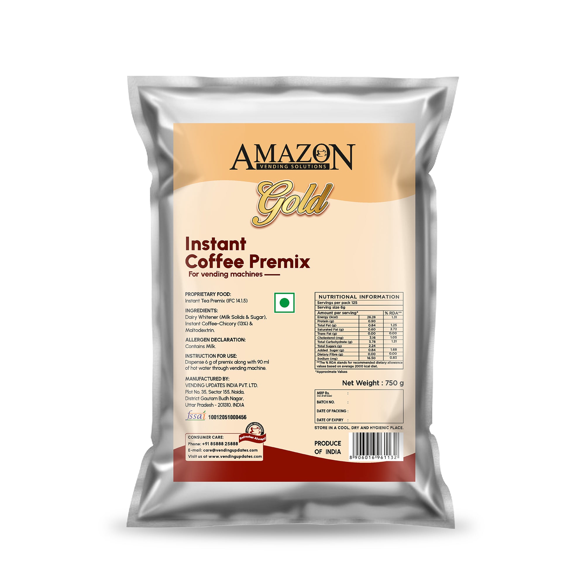 AMAZON GOLD INSTAT COFFEE PREMIX