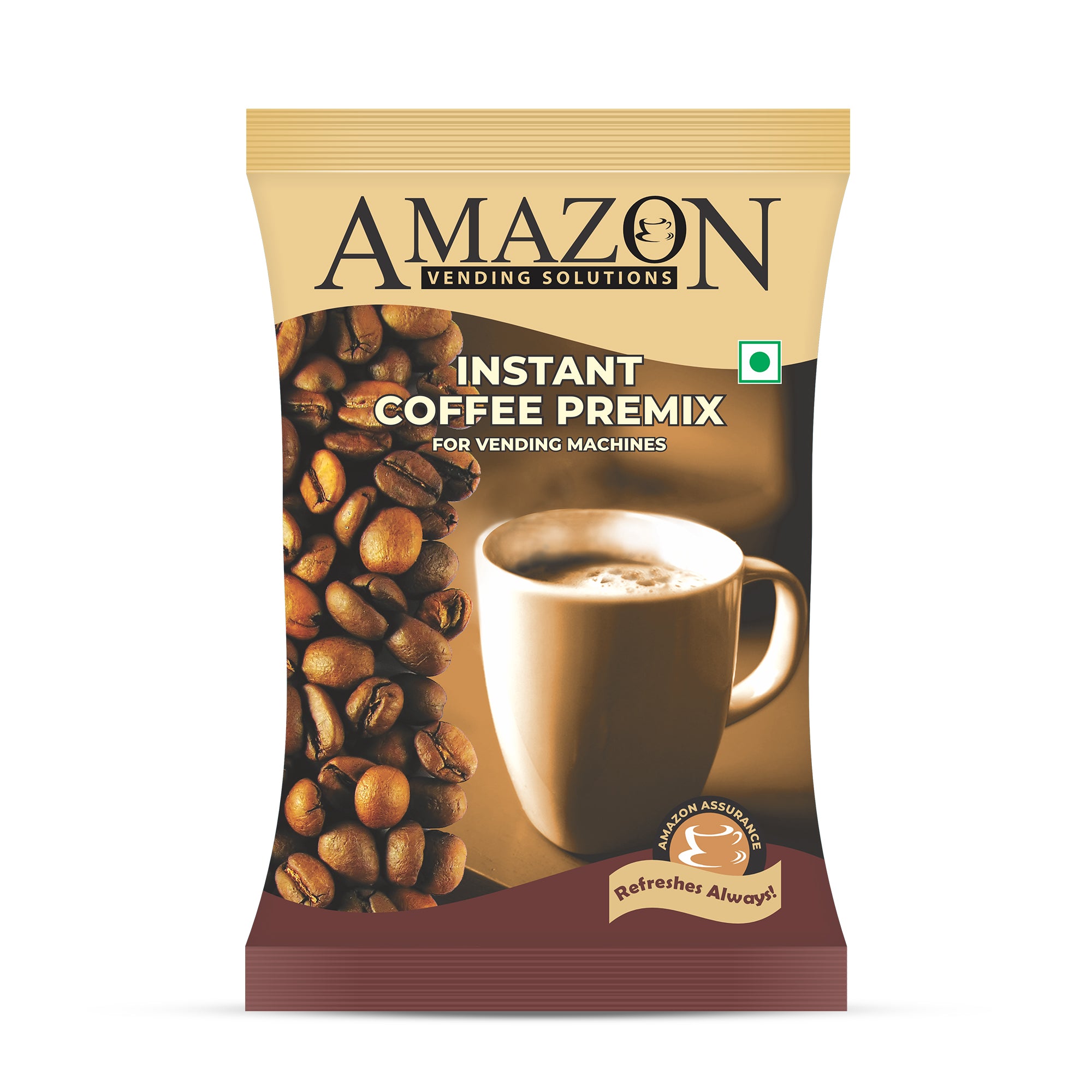 AMAZON Premium 3-in-1 Coffee Premix – Smooth Blend for Vending Machines