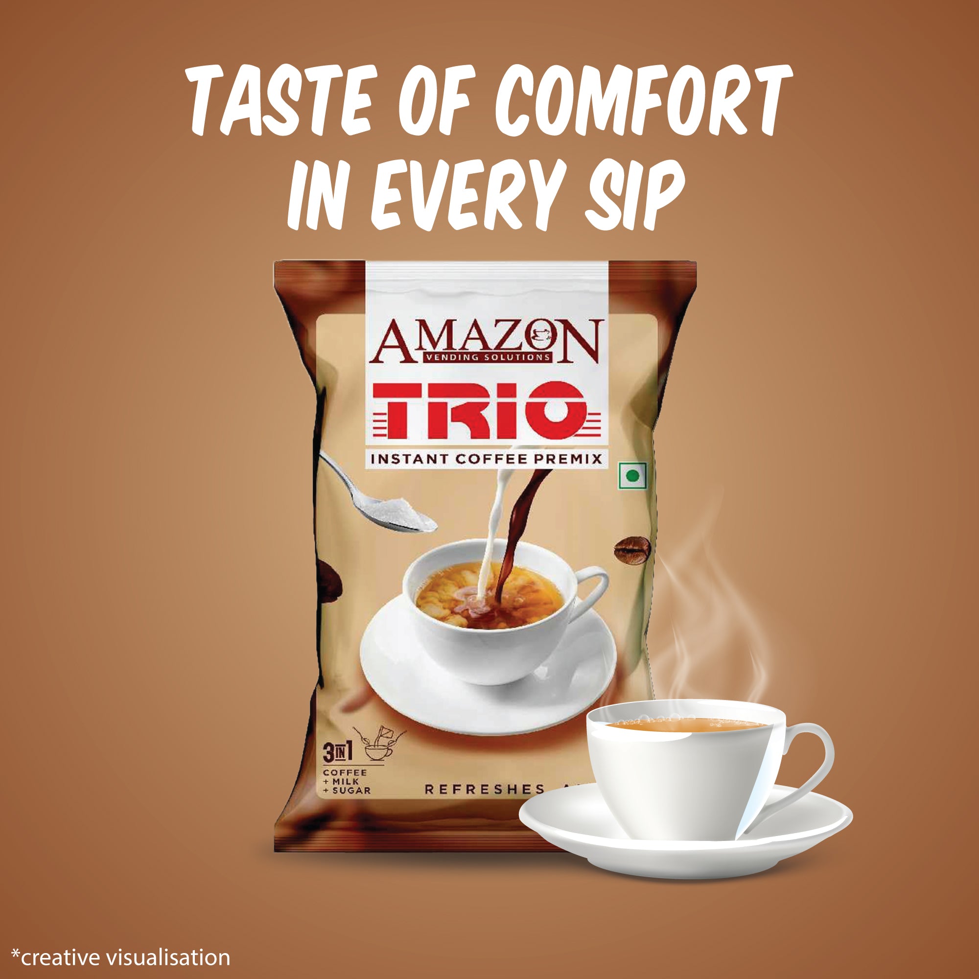 AMAZON TRIO INSTAT COFFEE PREMIX view 6