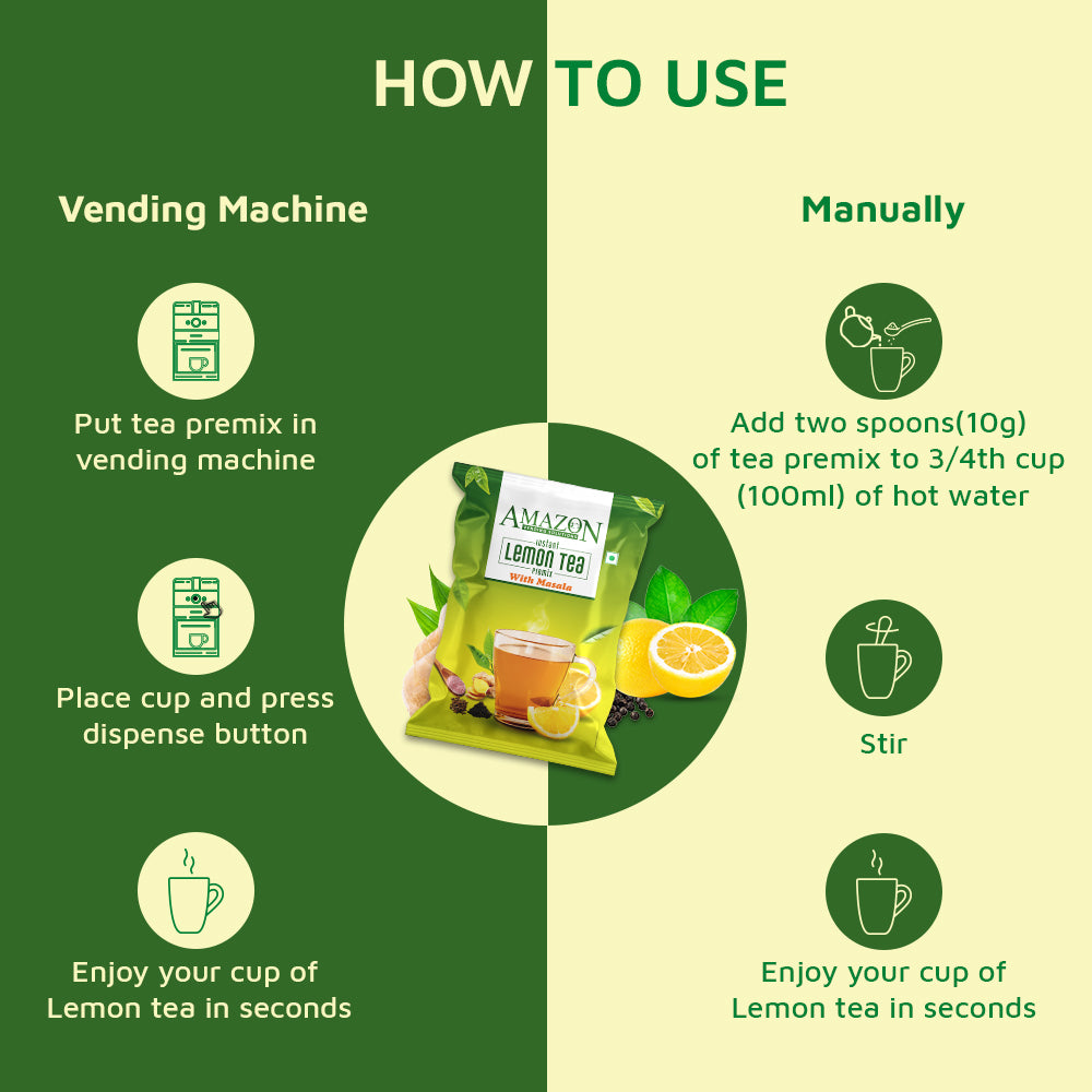 AMAZON LEMON MASALA TEA PREMIX view 1