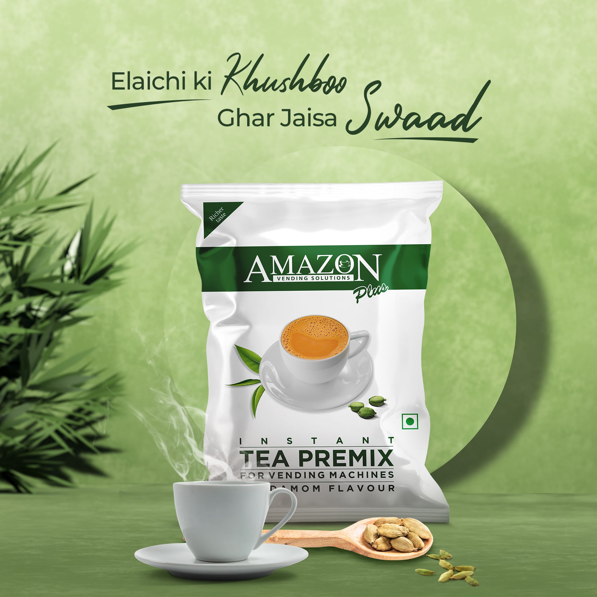 AMAZON Plus 3-in-1 Cardamom Tea Premix – Bold Elaichi Flavour view 10