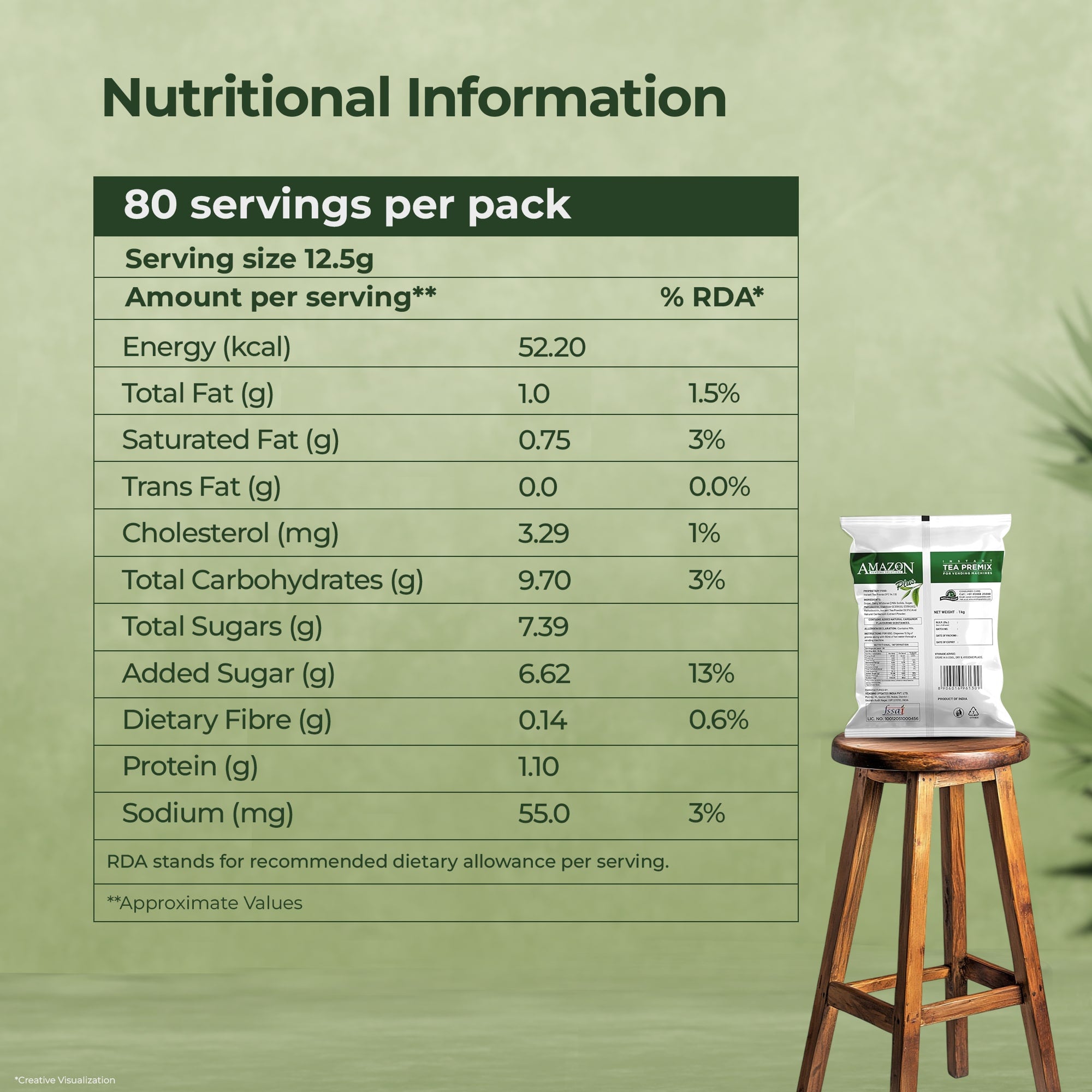 AMAZON Plus 3-in-1 Cardamom Tea Premix – Bold Elaichi Flavour view 8