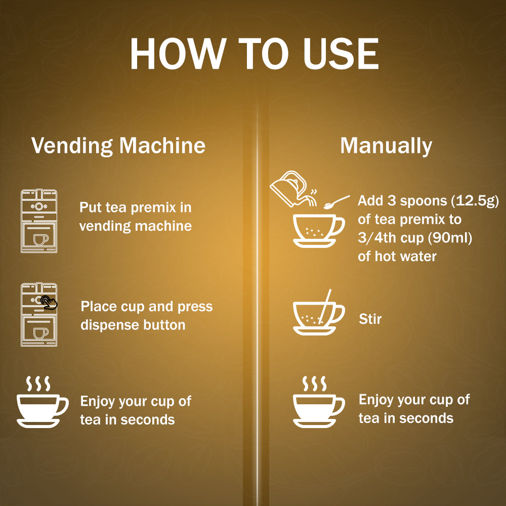 AMAZON Plus 3-in-1 Ginger Tea Premix – 1kg Pack view 9