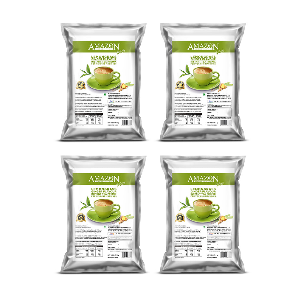 AMAZON Plus 3-in-1 Lemongrass Ginger Tea Premix view 5