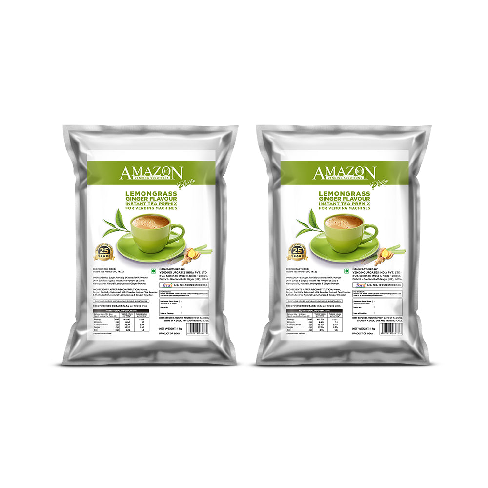 AMAZON Plus 3-in-1 Lemongrass Ginger Tea Premix view 6