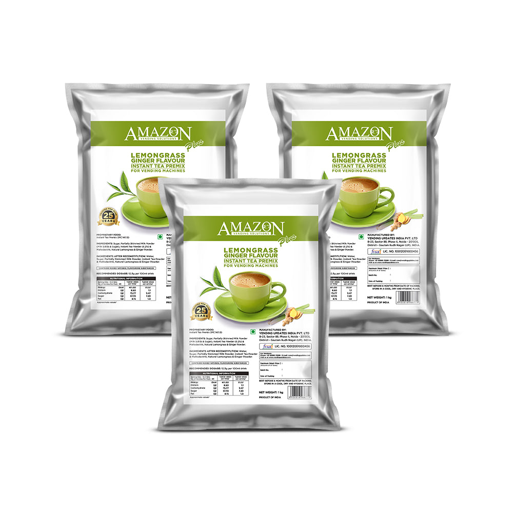 AMAZON Plus 3-in-1 Lemongrass Ginger Tea Premix view 9