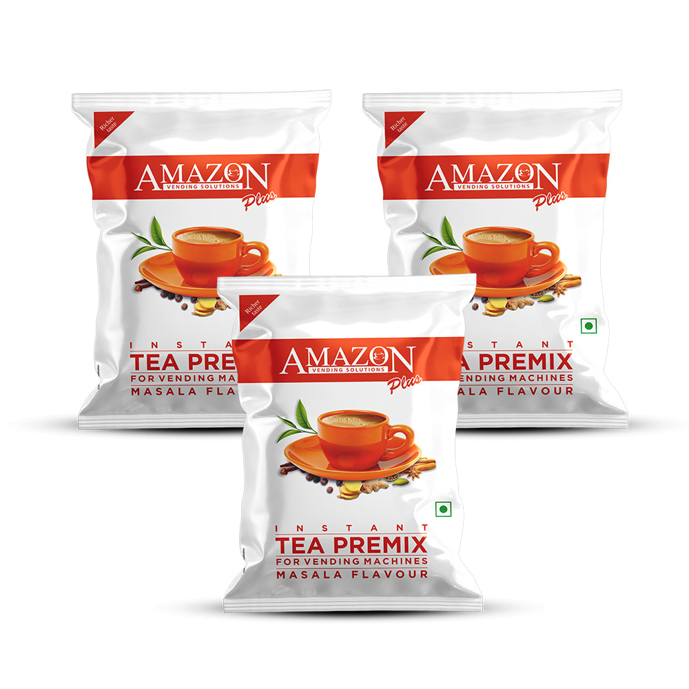 AMAZON Plus Masala 3-in-1 Tea Premix Powder 1KG for Vending Machine view 5