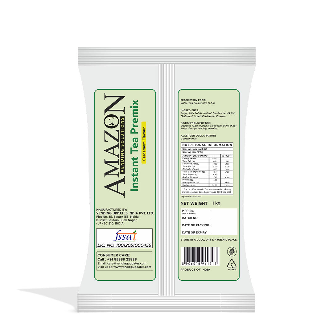 AMAZON Premium Cardamom Tea Premix – 1kg Pack view 7