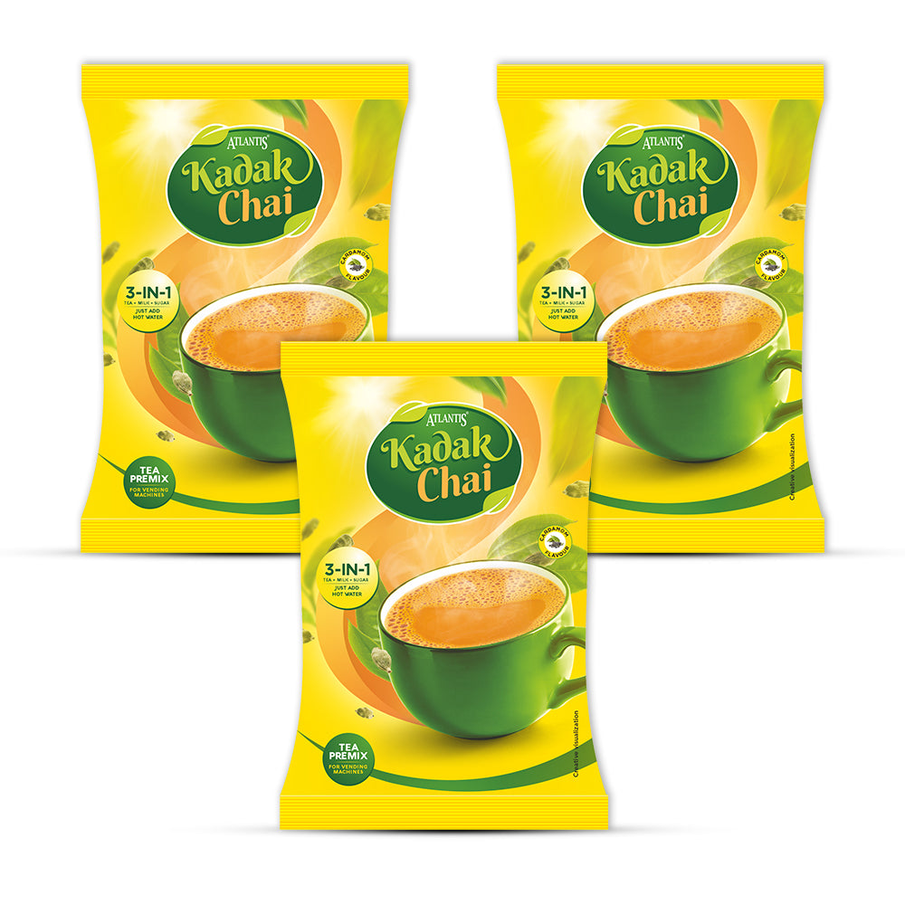 ATLANTIS Kadak 3-in-1 Cardamom Tea Premix – 1kg Pack view 2
