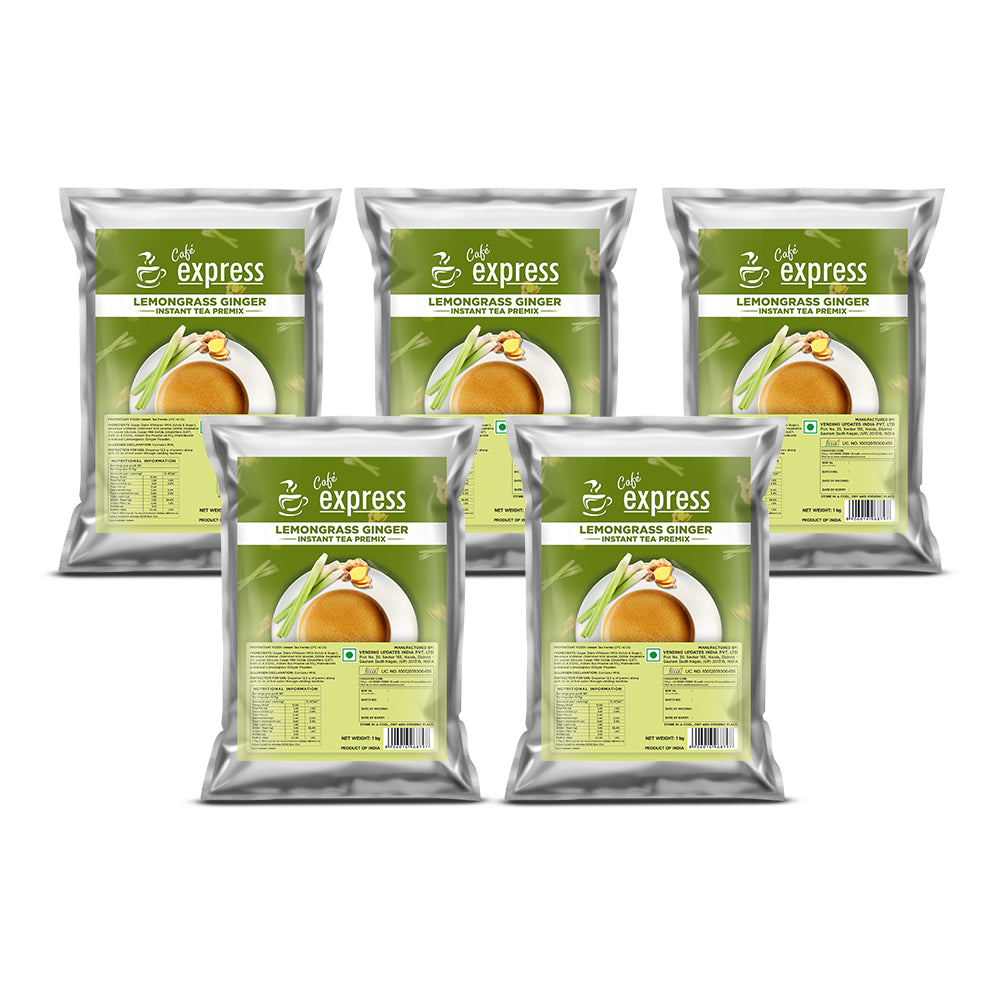 Cafe Express Lemongrass Ginger Tea Premix – 3-in-1 Blend for Vending Machines view 2