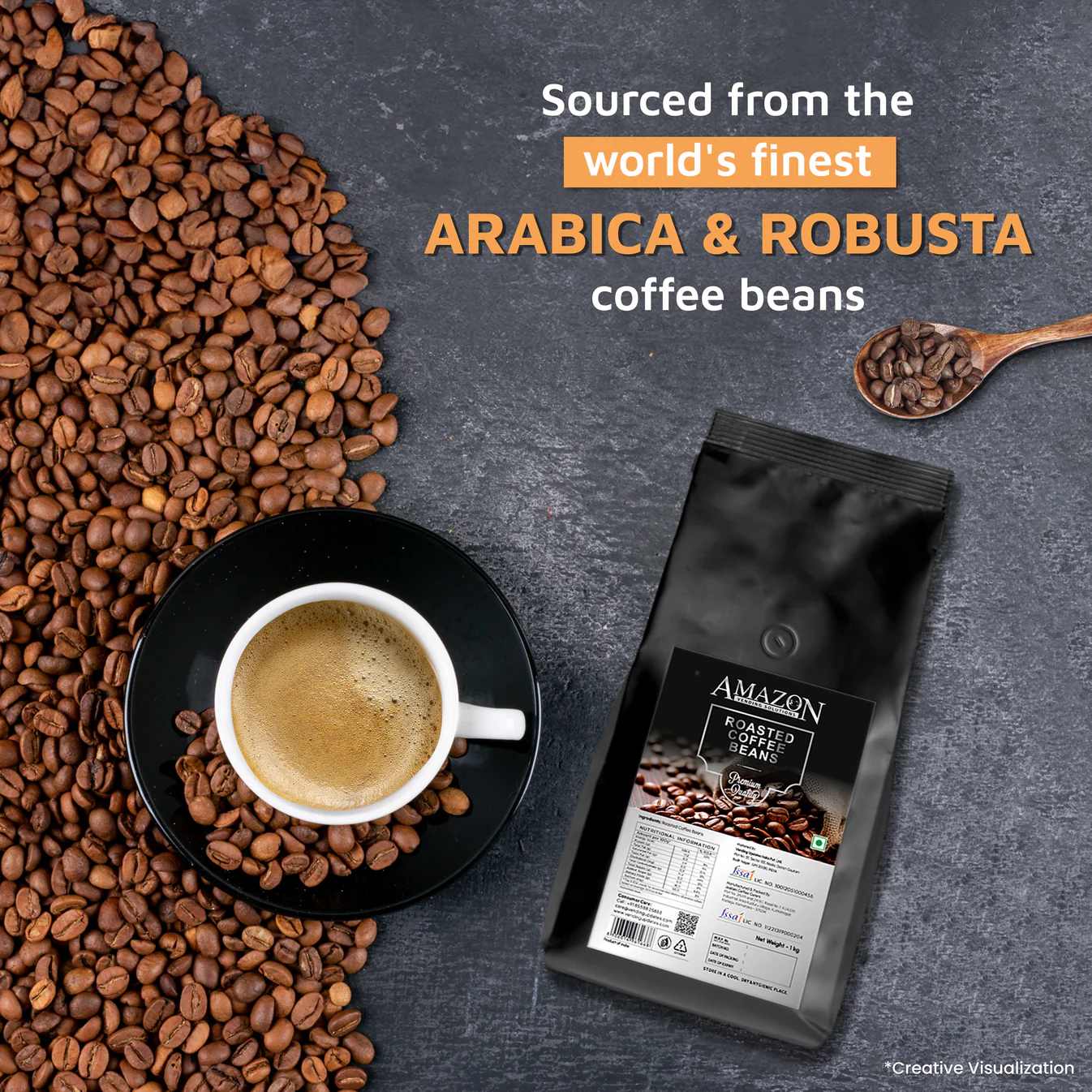 AMAZON ROASTED COFFEE BEENS view 3