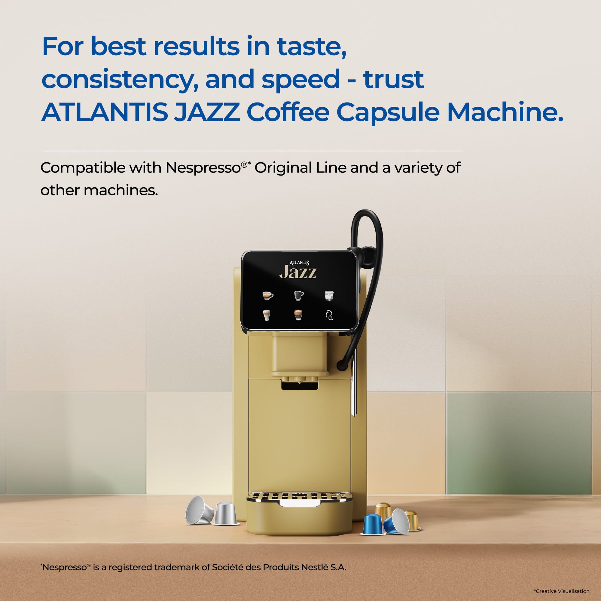 Atlantis Coffee Capsules Assorted Pack | 18 Nespresso Compatible Pods | 3 Blends view 4