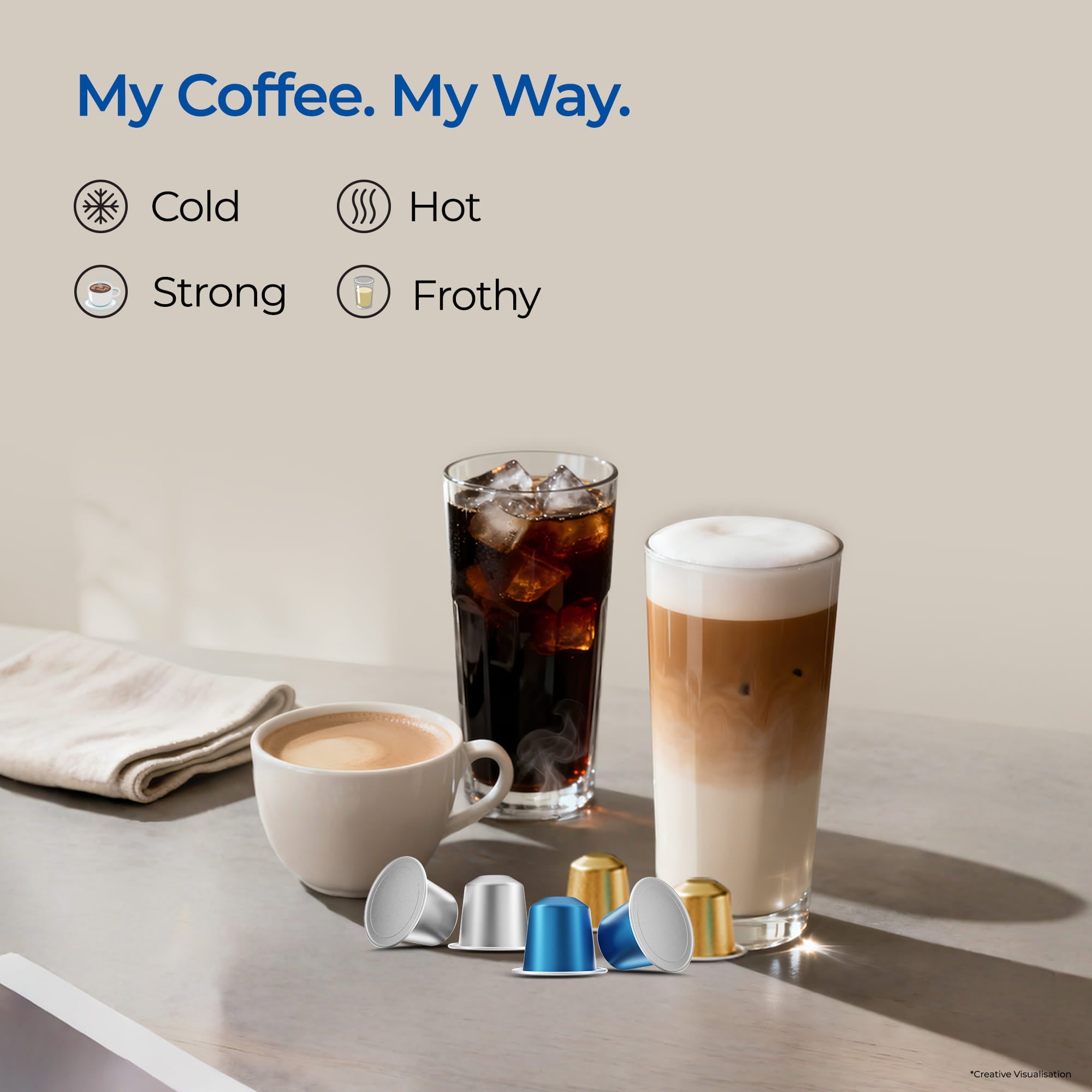 Atlantis Coffee Capsules Assorted Pack | 18 Nespresso Compatible Pods | 3 Blends view 5
