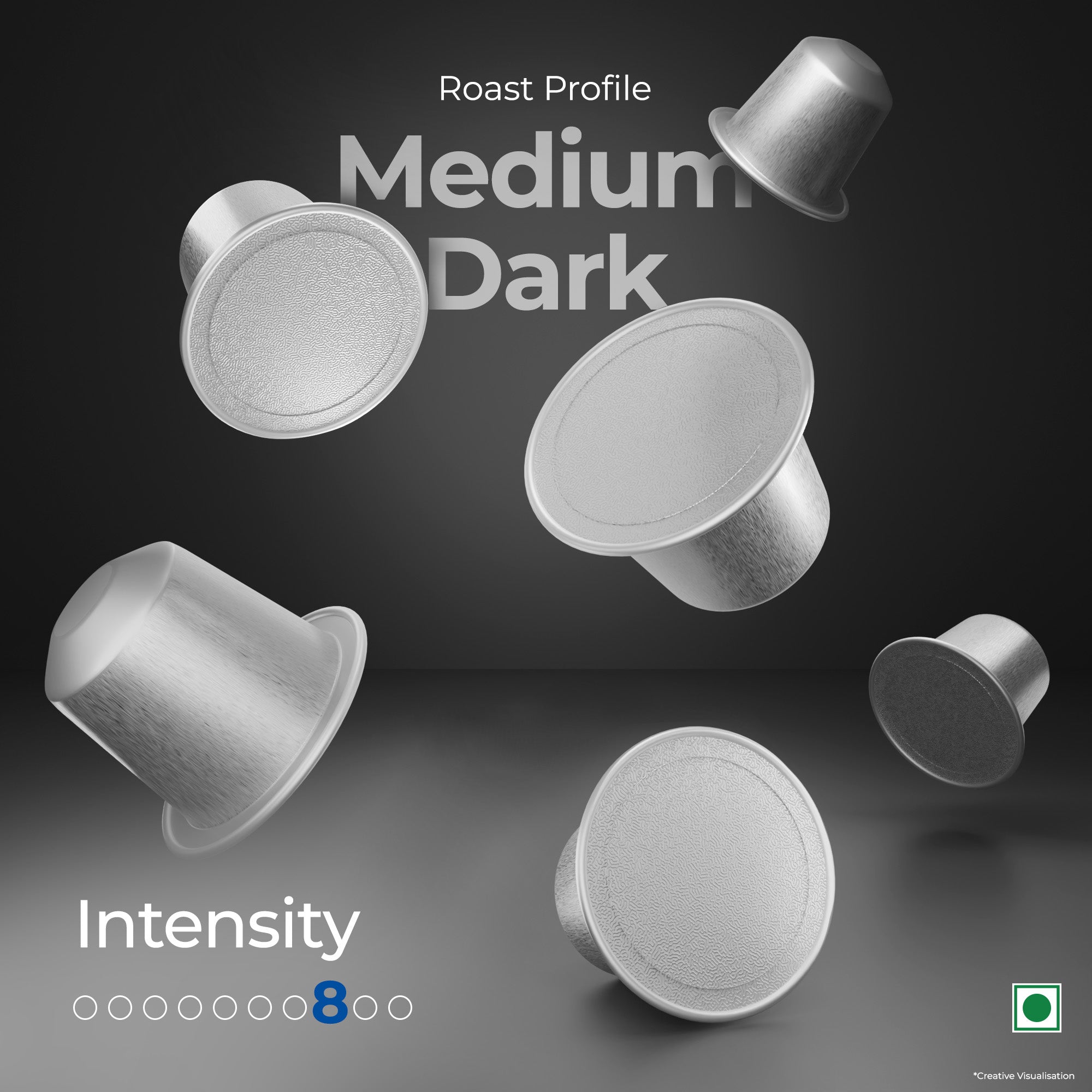 Atlantis Daylight Brew Coffee Capsules | Nespresso Compatible | Medium Dark Roast | Intensity 8 | Pack of 6 view 2