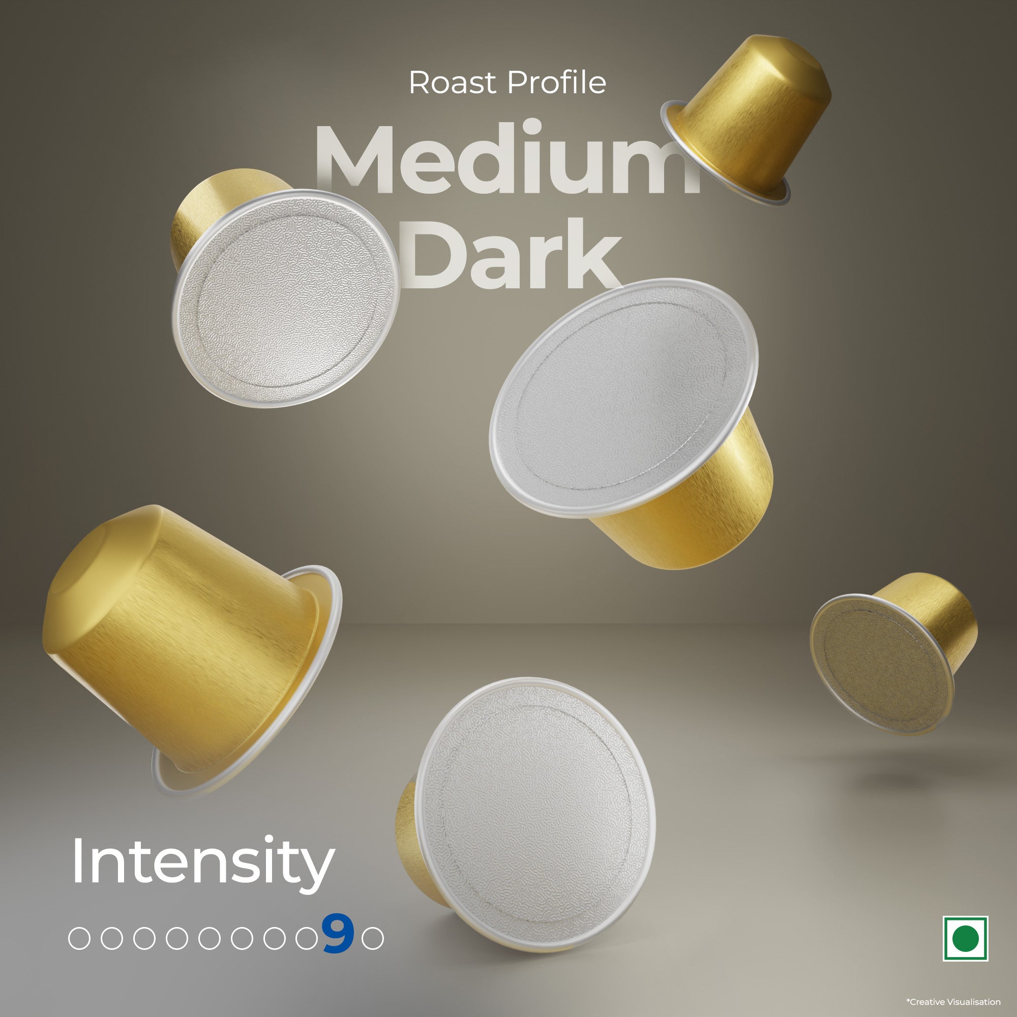 Atlantis Golden Hour Coffee Capsules | Nespresso Compatible | Medium Dark Roast | Intensity 9 | Pack of 6 view 2