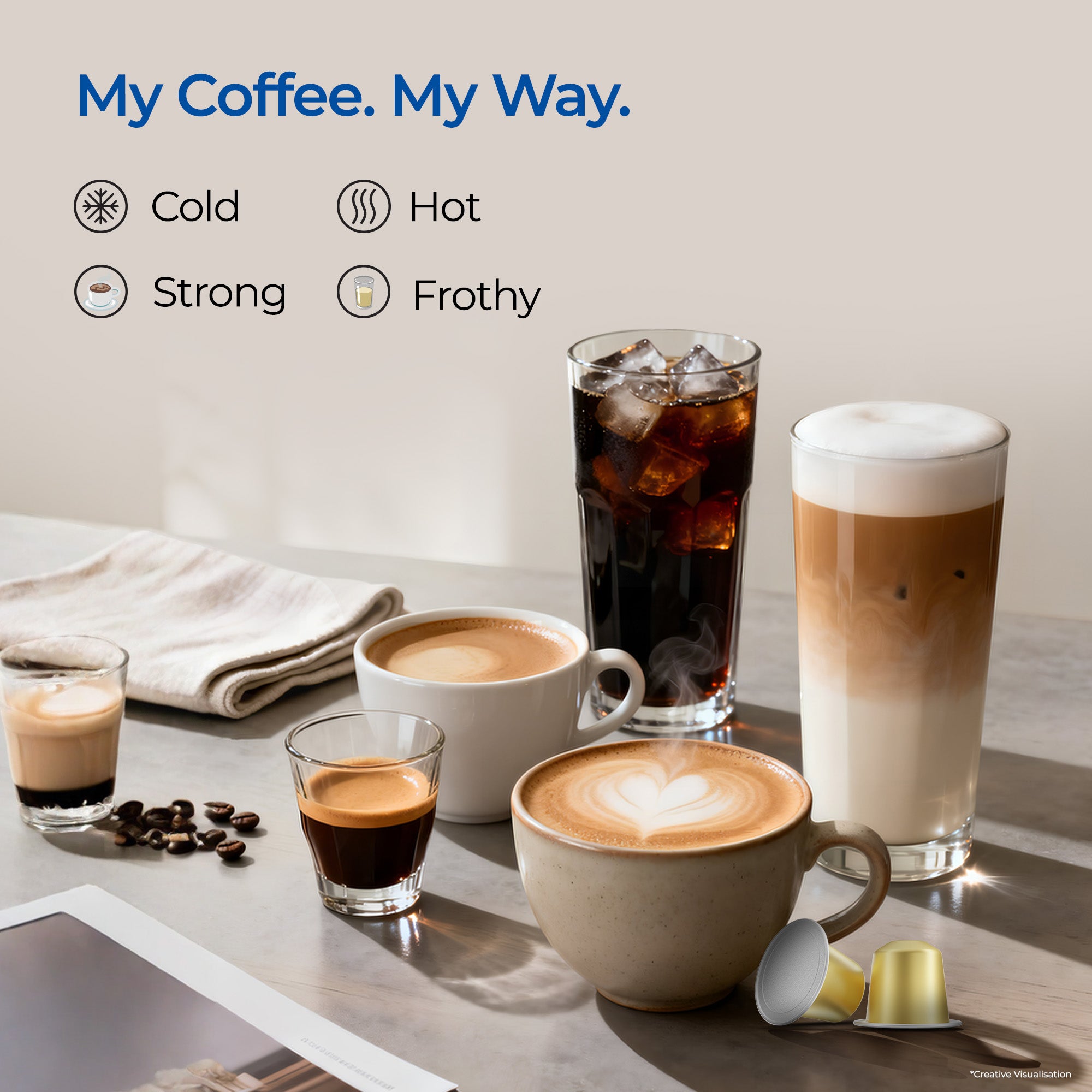 Atlantis Golden Hour Coffee Capsules | Nespresso Compatible | Medium Dark Roast | Intensity 9 | Pack of 6 view 6