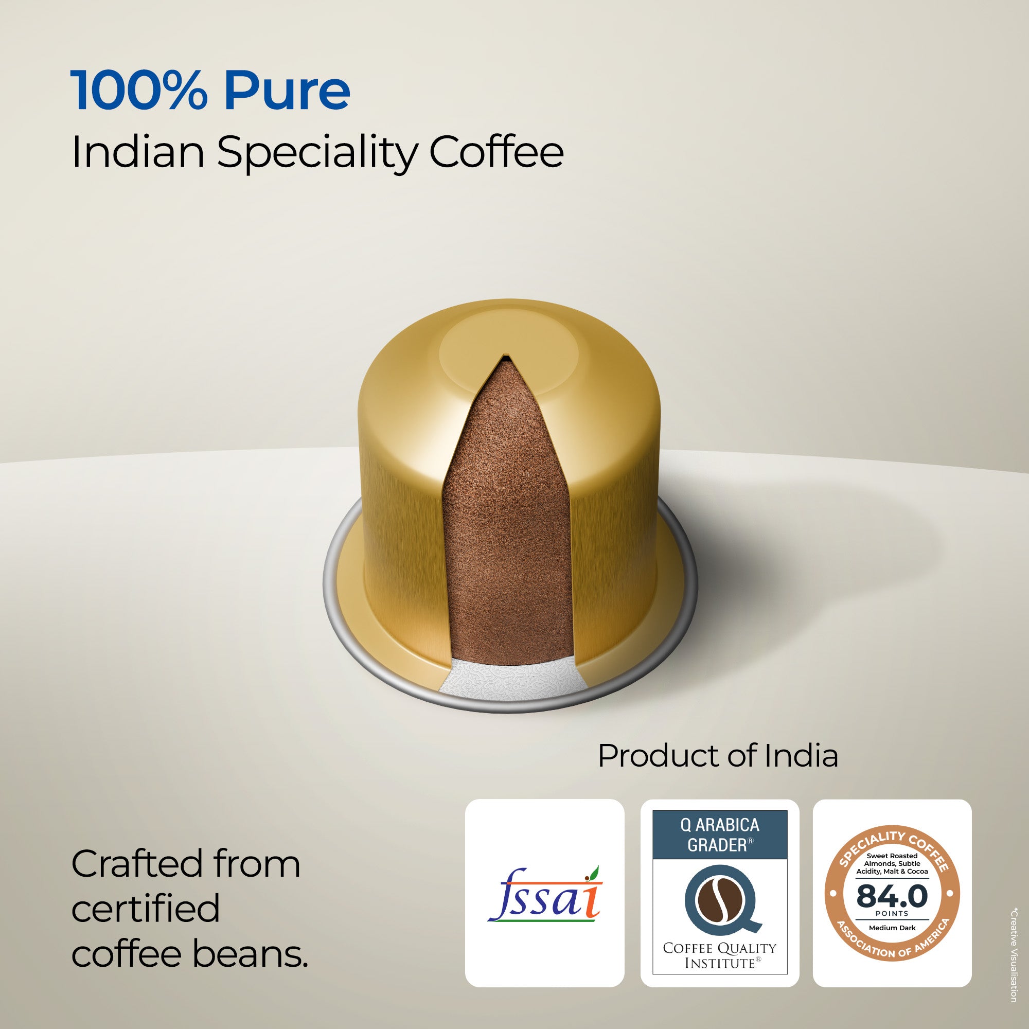 Atlantis Golden Hour Coffee Capsules | Nespresso Compatible | Medium Dark Roast | Intensity 9 | Pack of 6 view 7
