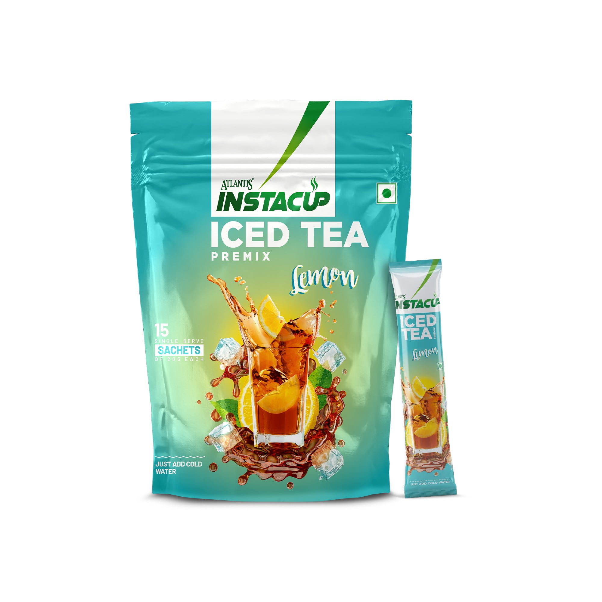 ATLANTIS Instacup Lemon Iced Tea Premix Single Serve Sachets