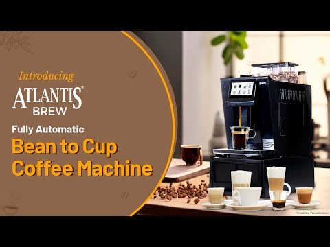 ATLANTIS BREW Fully Automatic Bean to Cup Coffee Machine view 7