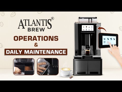 ATLANTIS BREW Fully Automatic Bean to Cup Coffee Machine view 9