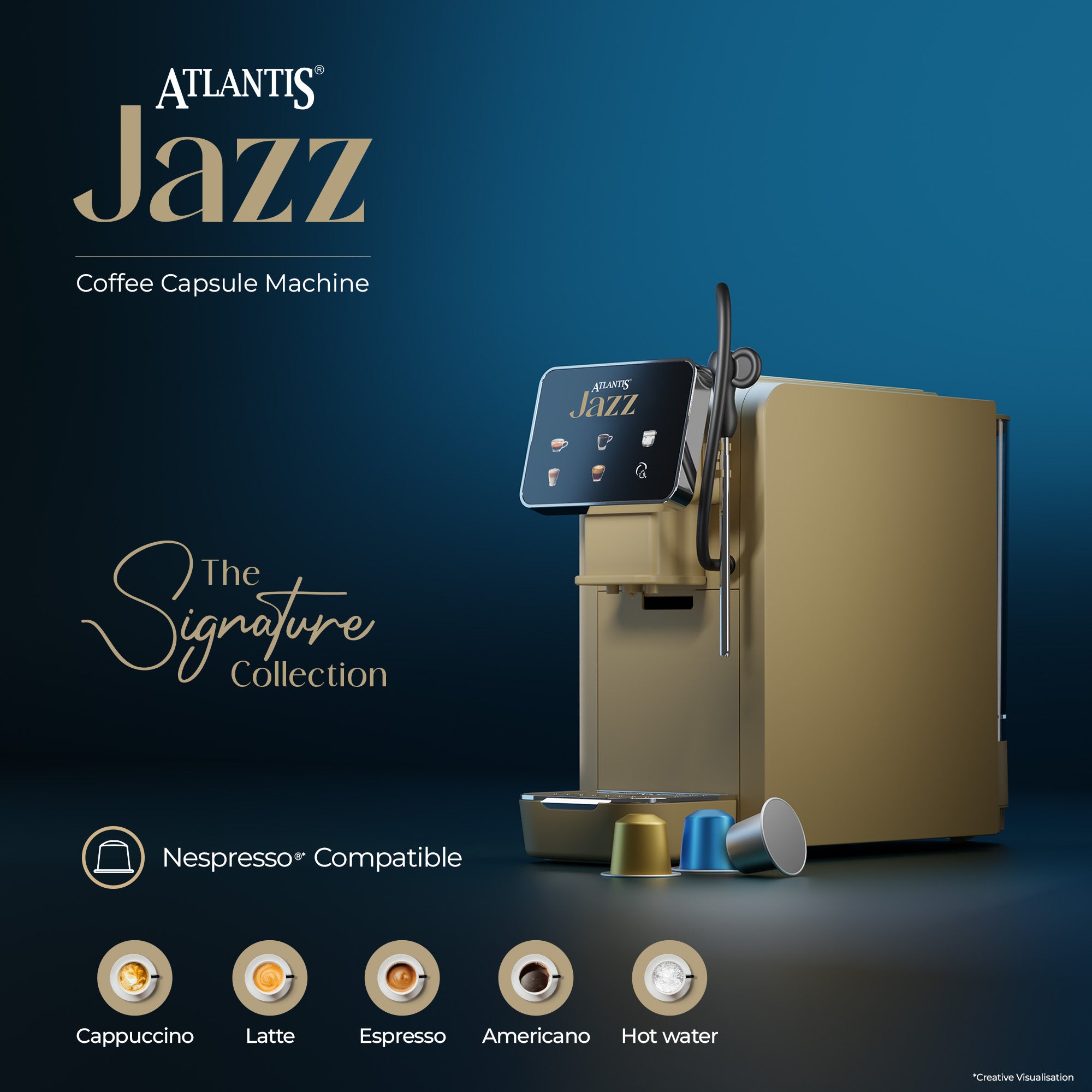 Atlantis Jazz Coffee Capsule Machine view 2
