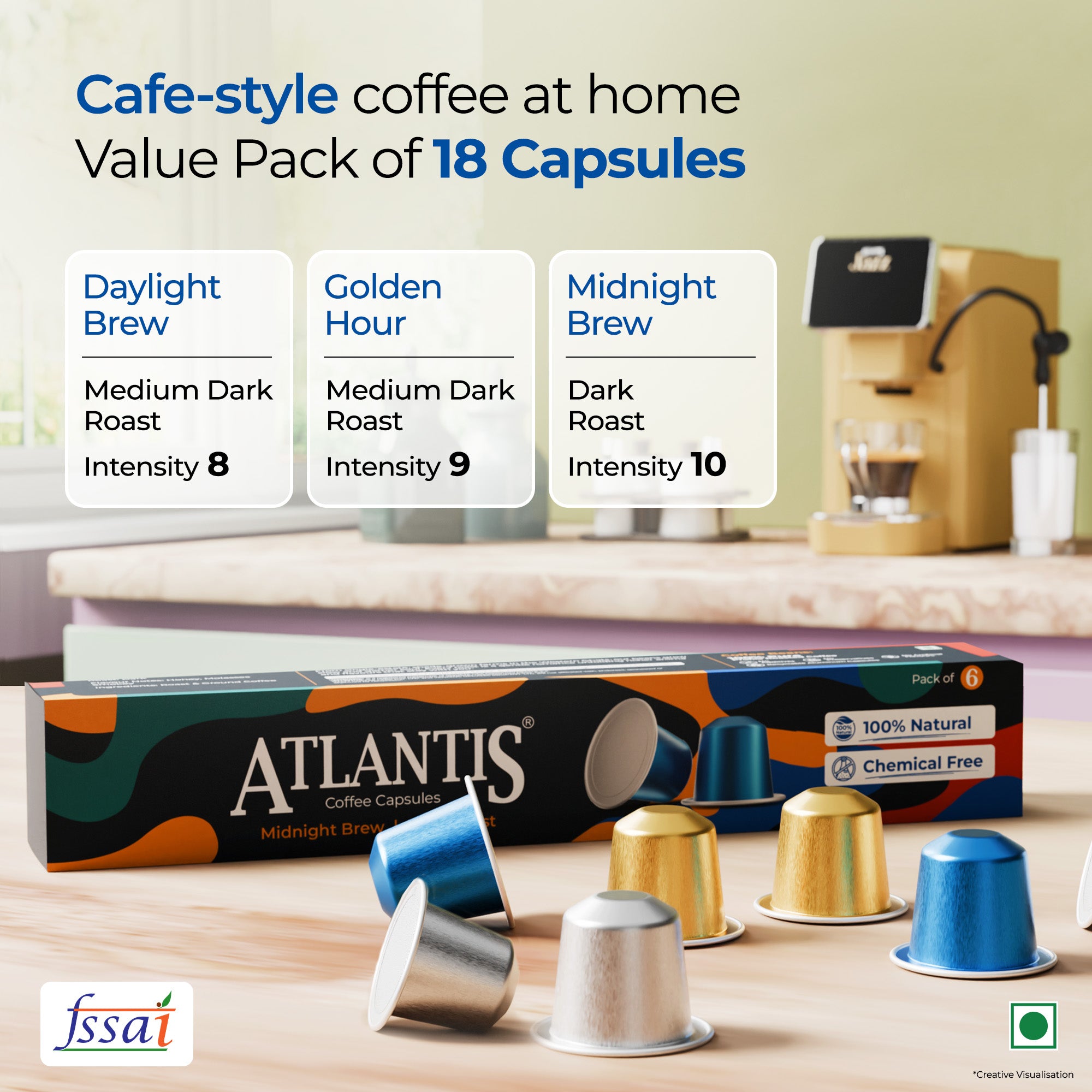 Atlantis Jazz Coffee Capsule Machine view 3