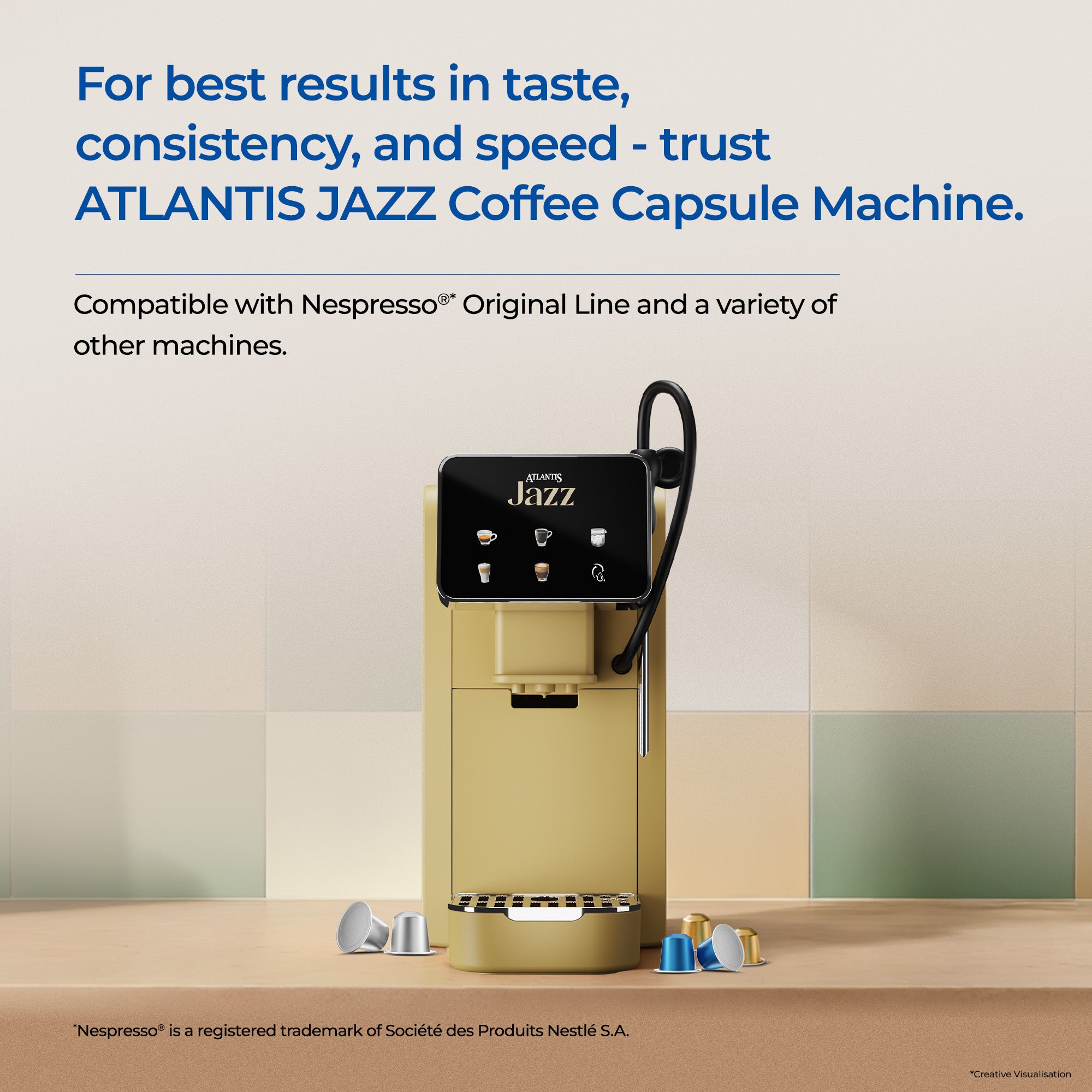Atlantis Jazz Coffee Capsule Machine view 7
