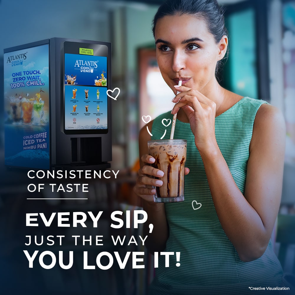 ATLANTIS COOL Vend - One Touch, Zero Wait, 100% Chill view 10