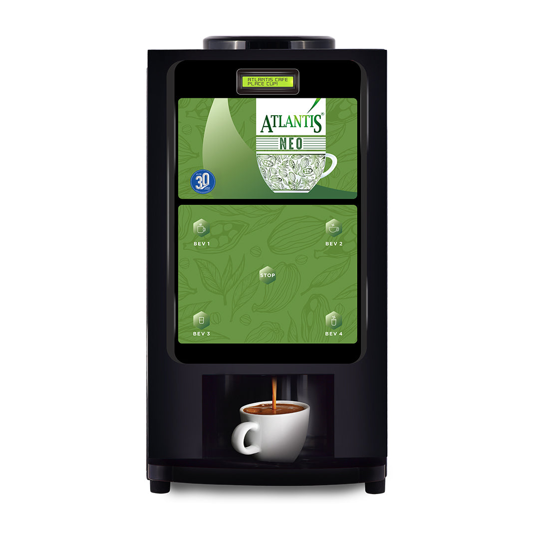 ATLANTIS NEO 4-Lane Tea and Coffee Vending Machines - Dedicated Hot Water