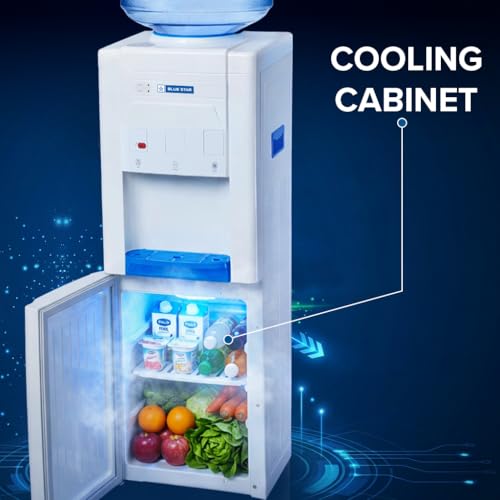 Blue Star BWD3FMRGA Water Dispenser with Refrigerator (Blue) view 2