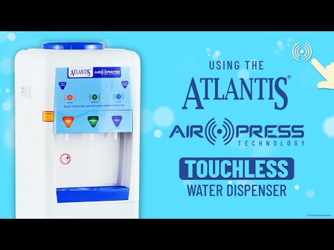 ATLANTIS AIRPRESS Touchless 3-Taps (Hot, Normal & Cold) Floor Standing Water Dispenser view 5