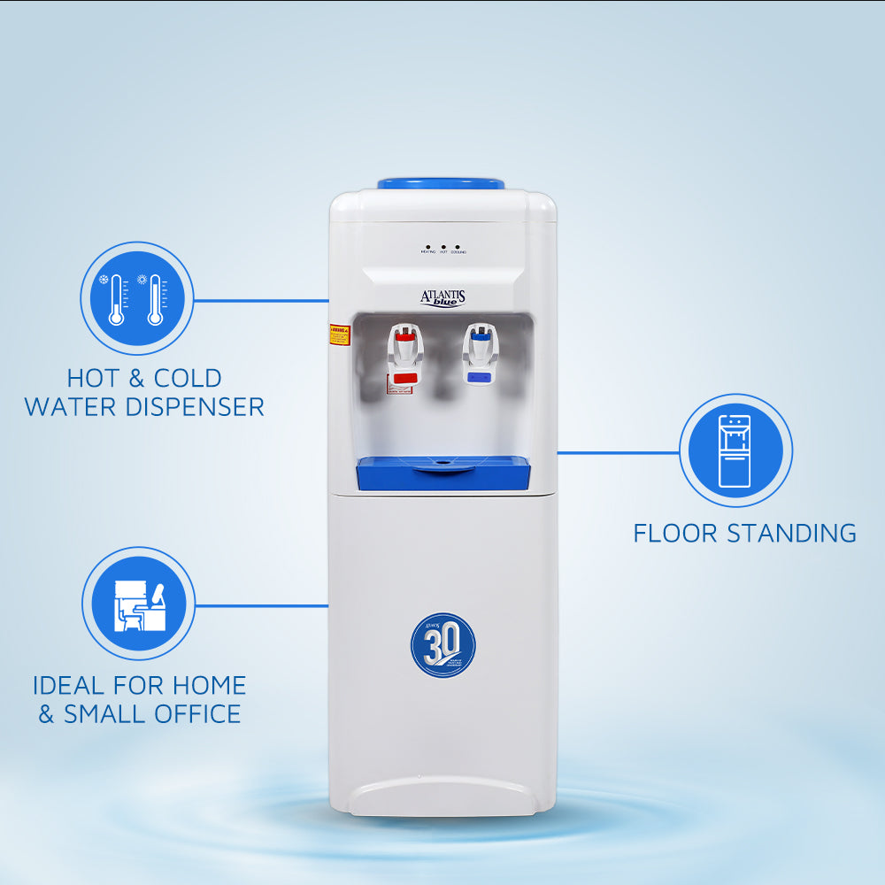 ATLANTIS BLUE Hot & Cold Floor Standing Water Dispenser (No Normal)- 2 Taps view 8