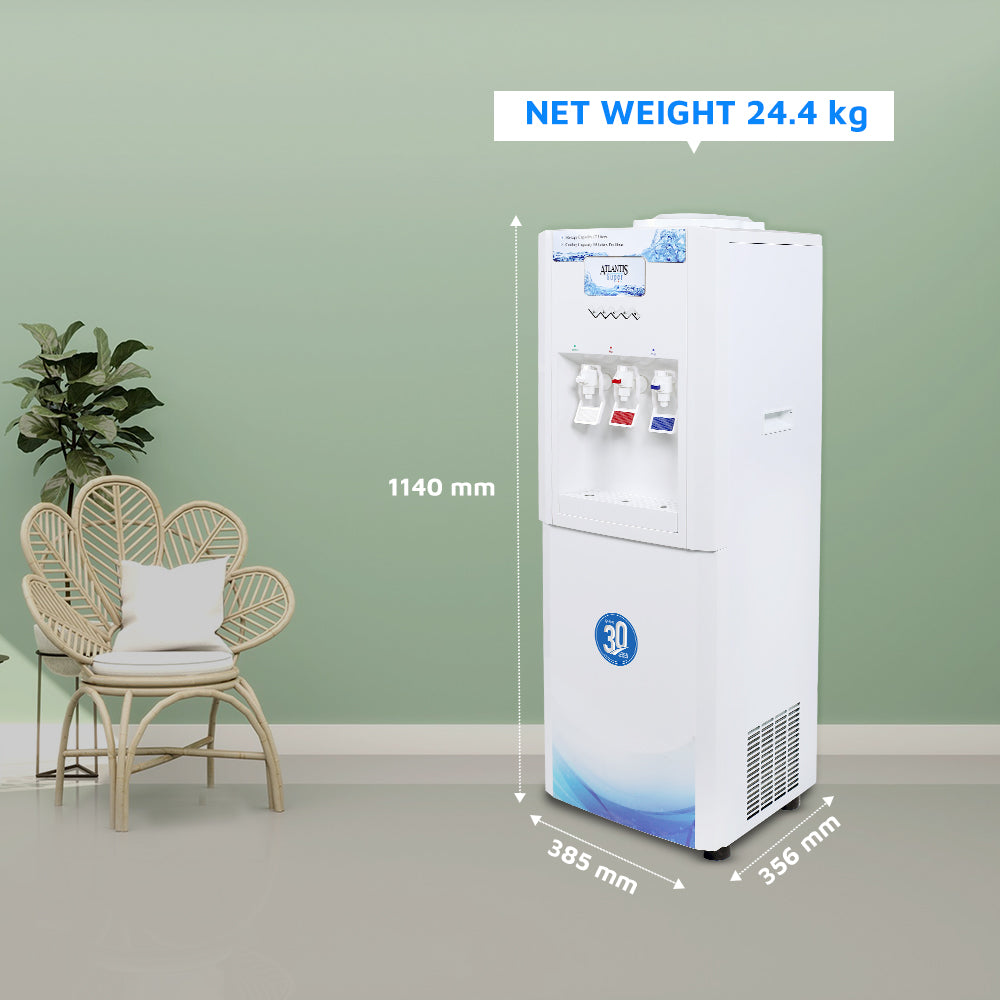 ATLANTIS SUPER Floor Standing Water Dispenser with RO Compatible (Available Space for RO Setup)- 3 Taps (15l Large Cold Tank Capacity) view 7