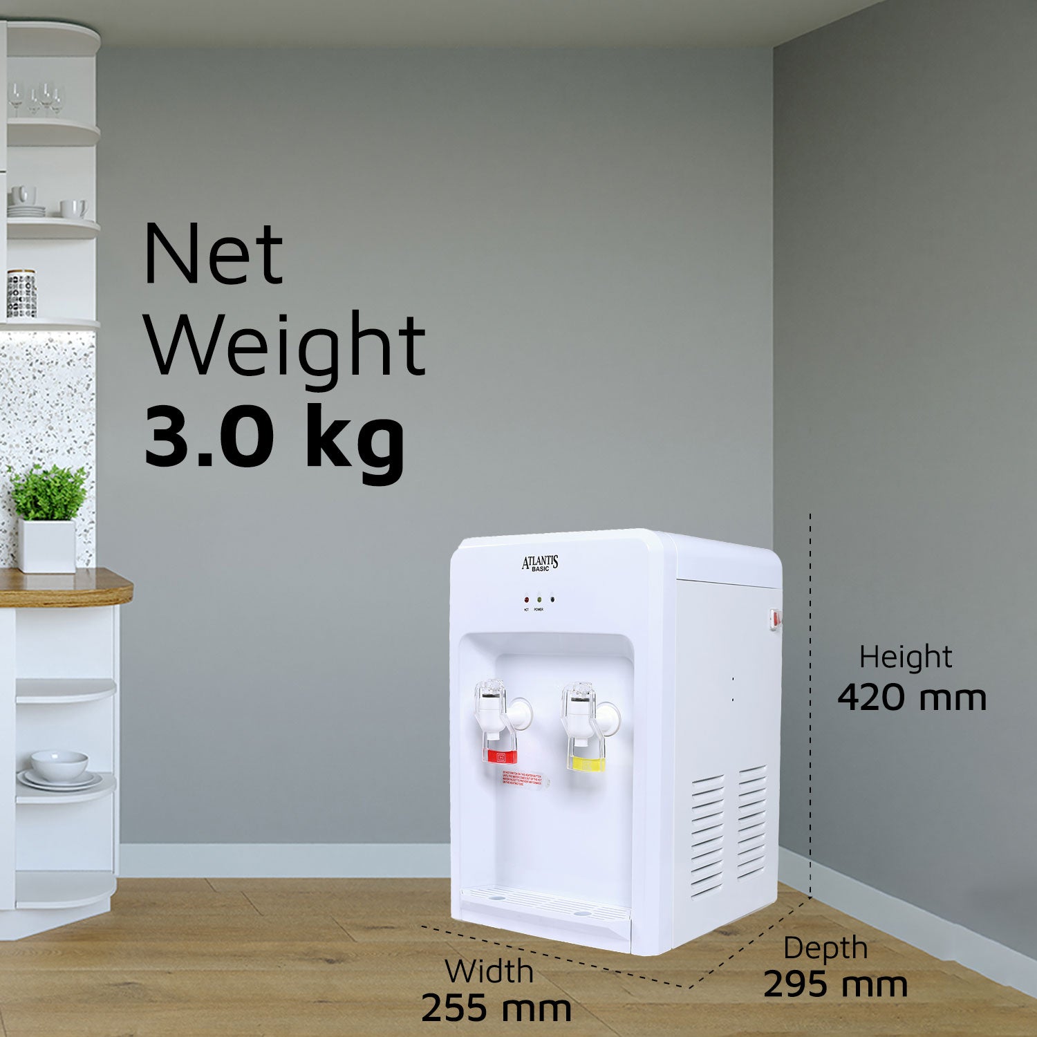 ATLANTIS BASIC Table Top Water Dispenser view 3