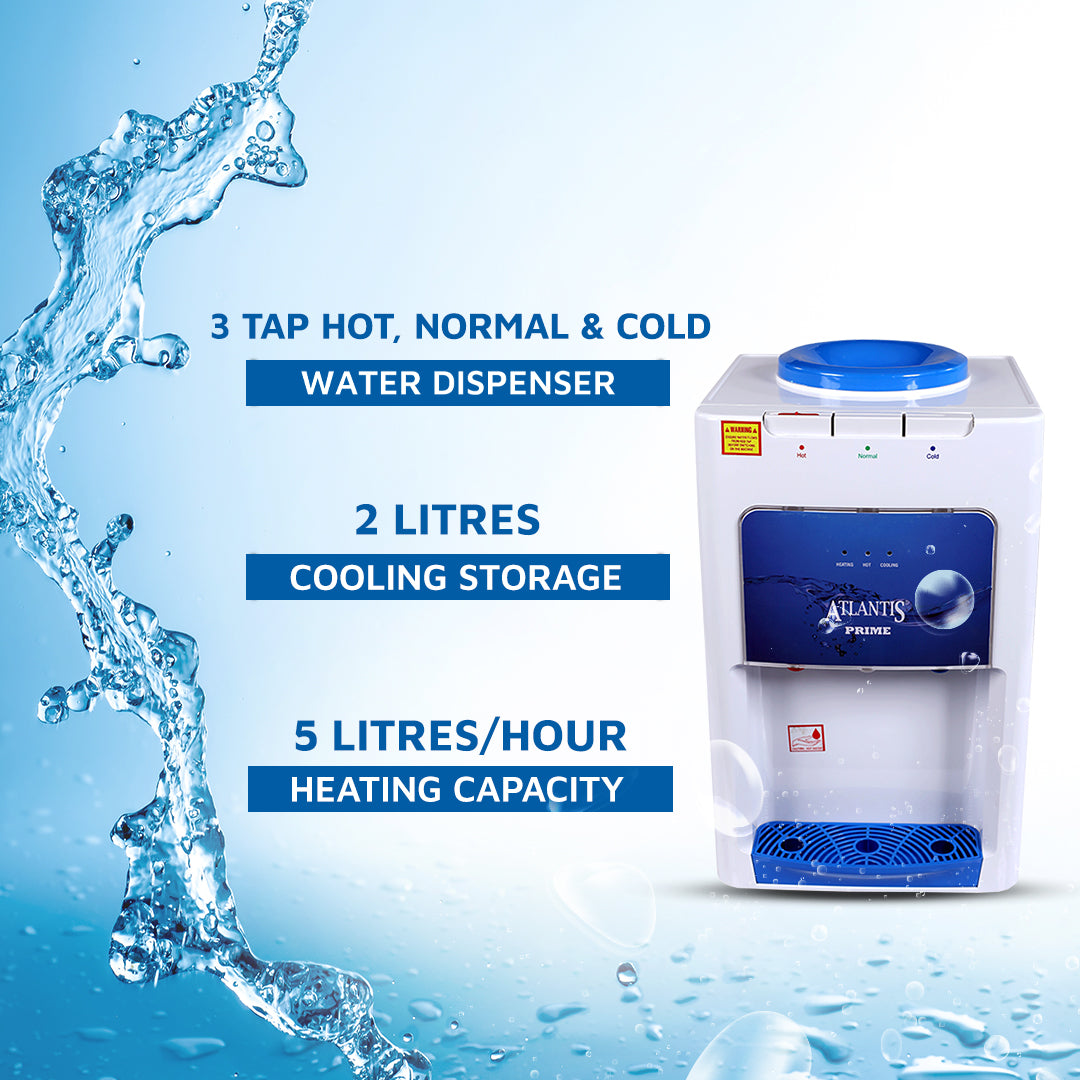ATLANTIS PRIME (Hot Normal & Cold) Table Top Water Dispenser view 10
