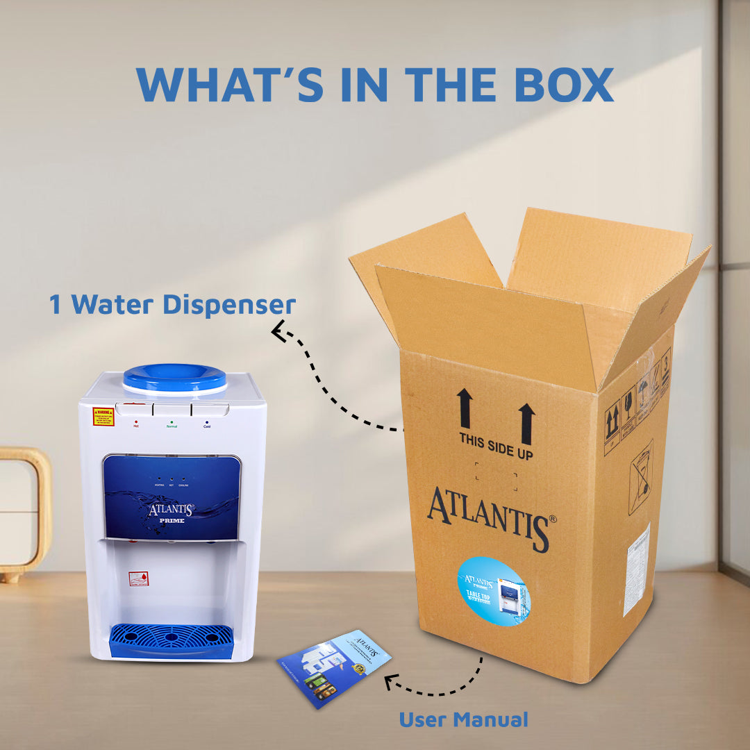 ATLANTIS PRIME (Hot Normal & Cold) Table Top Water Dispenser view 7